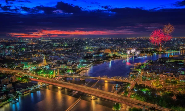 Loykratong fastival em Bangkok — Fotografia de Stock