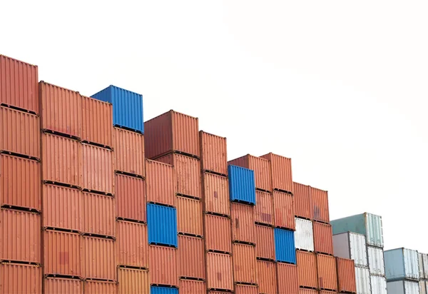 Container im Hafen von Laem Chabang — Stockfoto