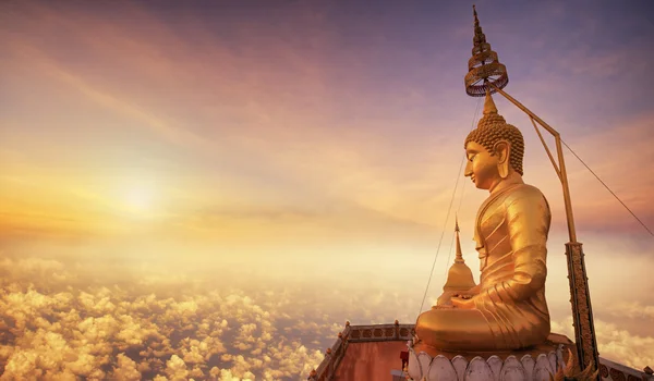 Buddha in Wat Tham Seua (Tiger Cave), Krabi, Thailand — Stock Photo, Image