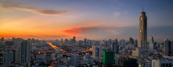 Bangkok city sunrise — Stock fotografie
