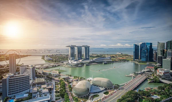 Singapore Skyline — Stockfoto