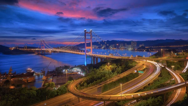 Puente Tsing-Ma — Foto de Stock