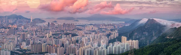 Landskapet för Hong kong city — Stockfoto