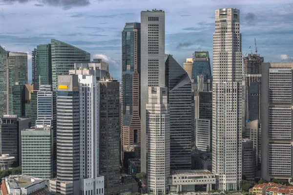 Le quartier des affaires de Singapour — Photo