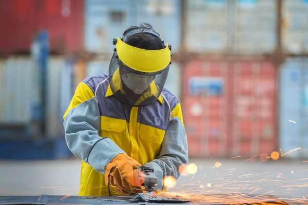 Elektrische Schleifscheiben — Stockfoto