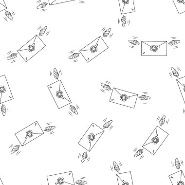 Posta kutusu ve posta kutusu hatları kusursuz. Balmumu mühürlü bir aşk notunun güzel görüntüsü..