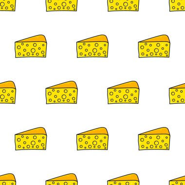 Bir parça peynirin pürüzsüz şekli. Tarifler için büyük, güzel bir üçgen sert peynir..