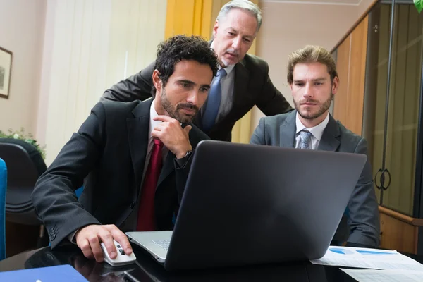 Empresários no trabalho — Fotografia de Stock