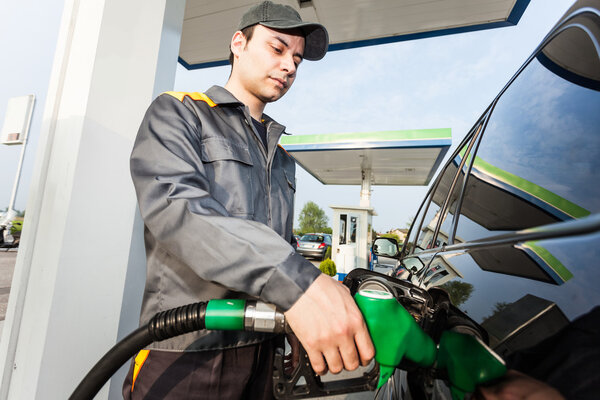 gas station worker