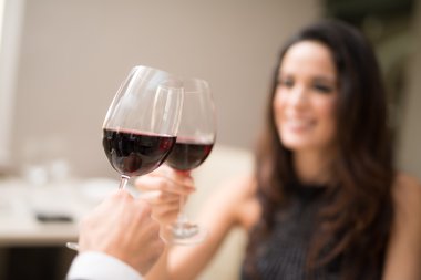 Çift kızartma kadehlerin Restaurant