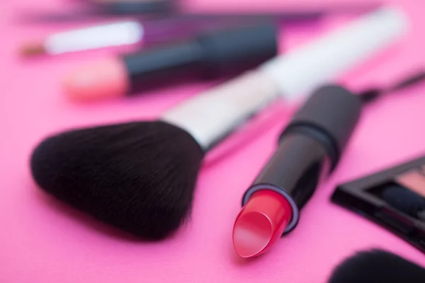 Make-up produkty a nástroje — Stock fotografie