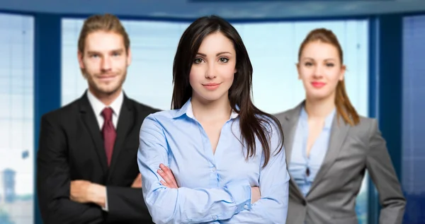 Gente de negocios en oficina moderna — Foto de Stock