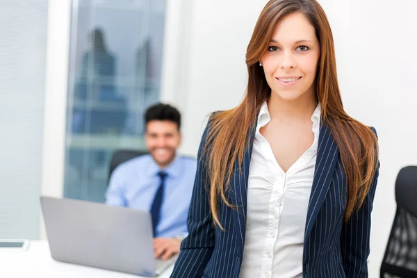 Smiling business people Royalty Free Stock Images