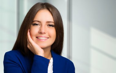 güzel genç iş kadını