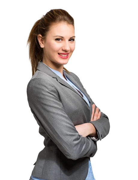 Porträt einer jungen Geschäftsfrau — Stockfoto