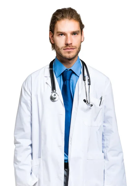 Smiling handsome doctor — Stock Photo, Image