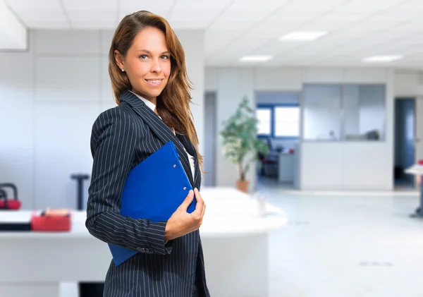 Retrato de secretaria joven — Foto de Stock