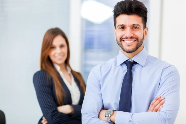 Smiling business partners — Stock Photo, Image