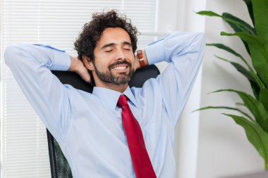 Office rahatlatıcı işadamı