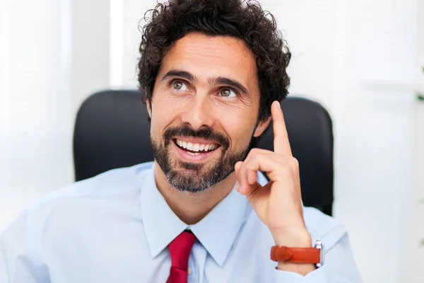 Hombre de negocios teniendo idea — Foto de Stock