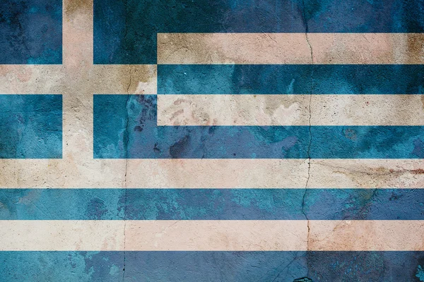 Grungy Greece flag — Stock Photo, Image
