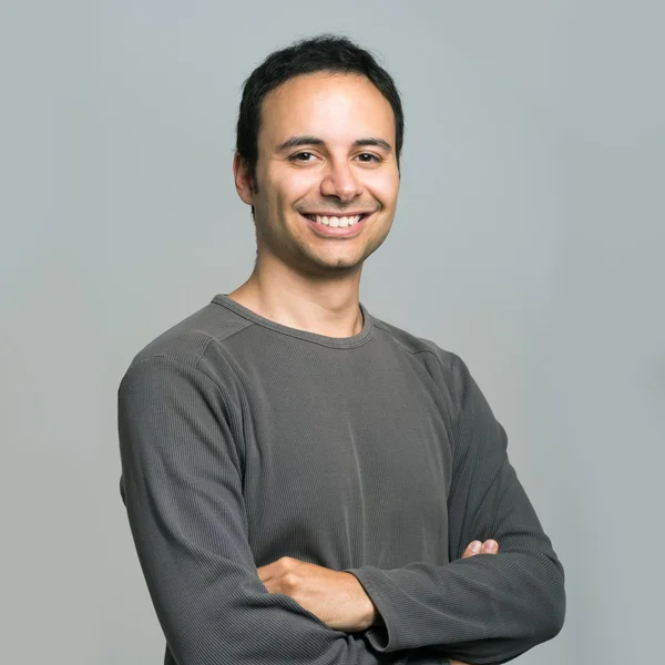 Sorrindo homem bonito — Fotografia de Stock