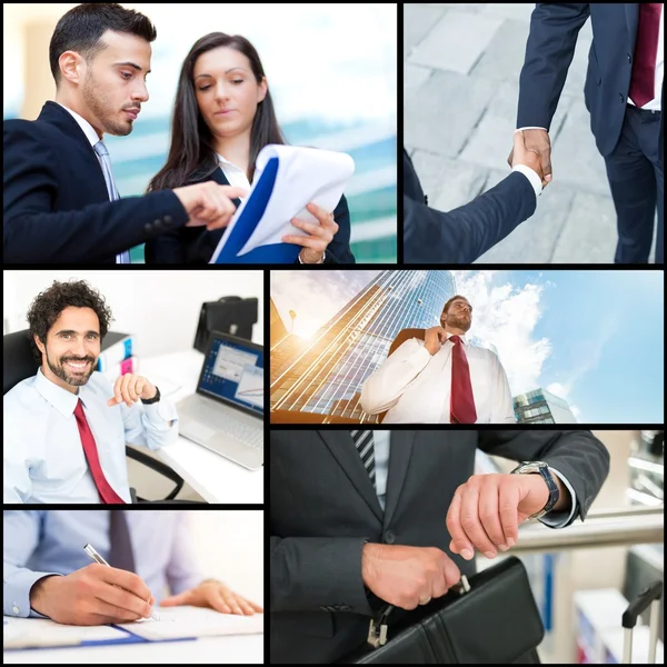 Uomini d'affari al lavoro — Foto Stock