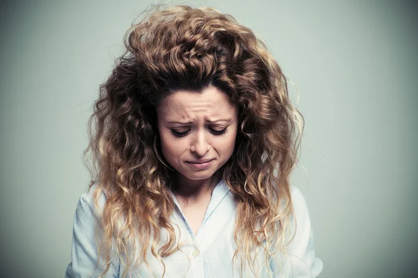 Young sad woman — Stock Photo, Image