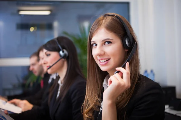 Representantes dos clientes no trabalho — Fotografia de Stock