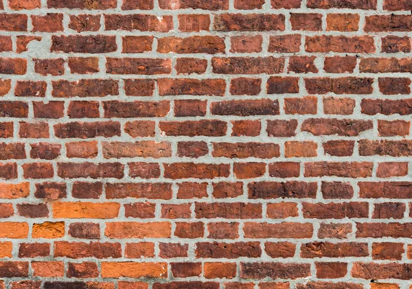 Textura de pared de ladrillo rojo — Foto de Stock