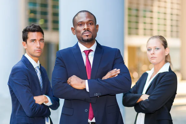 Business people in business environment — Stock Photo, Image