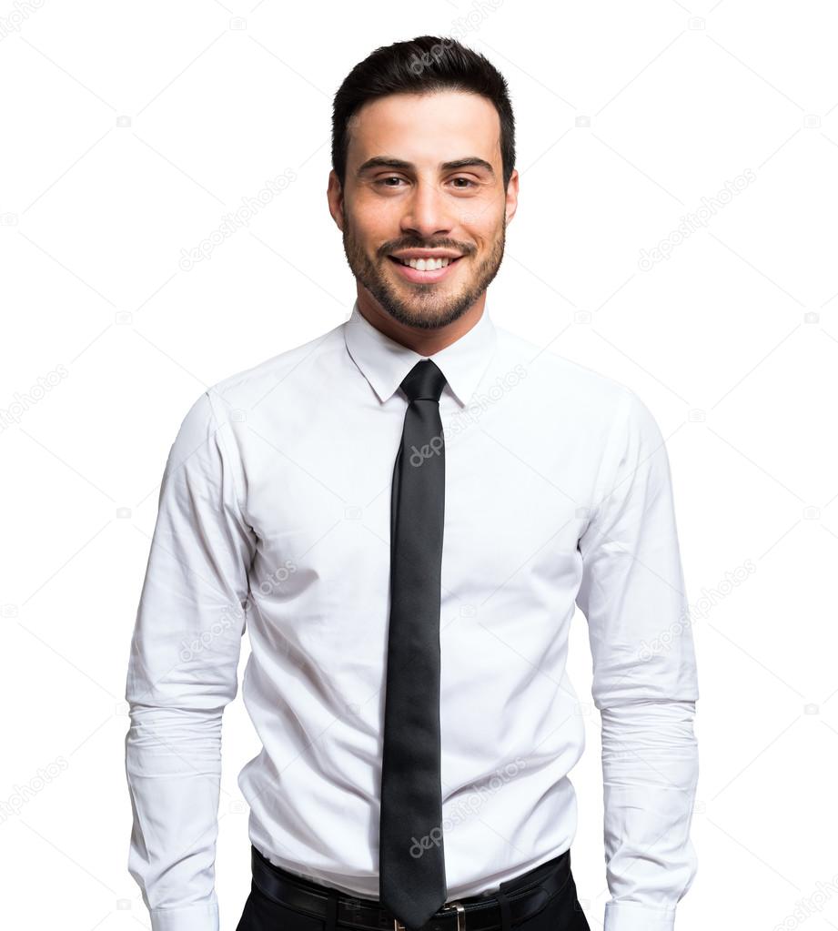 Smiling business man