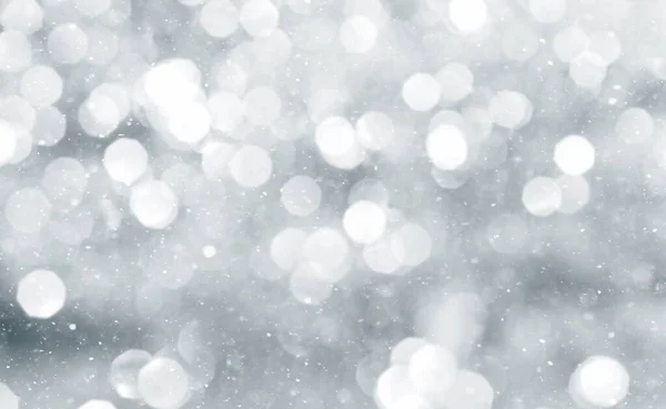 圣诞贺卡冬季明亮的雪白背景 空白复制空间 — 图库照片