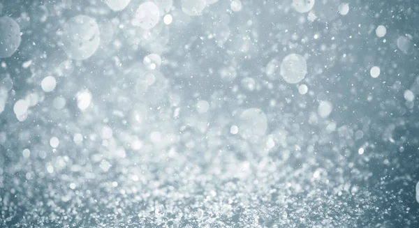 クリスマスカードのための冬の明るい雪の背景 空白のコピースペース — ストック写真