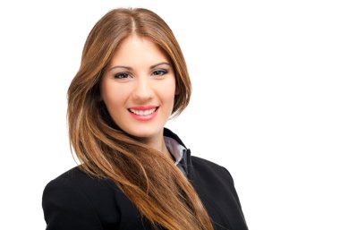 güzel genç işkadını portre