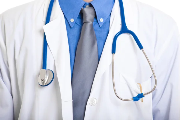 Doctor closeup details with arms folded — Stock Photo, Image