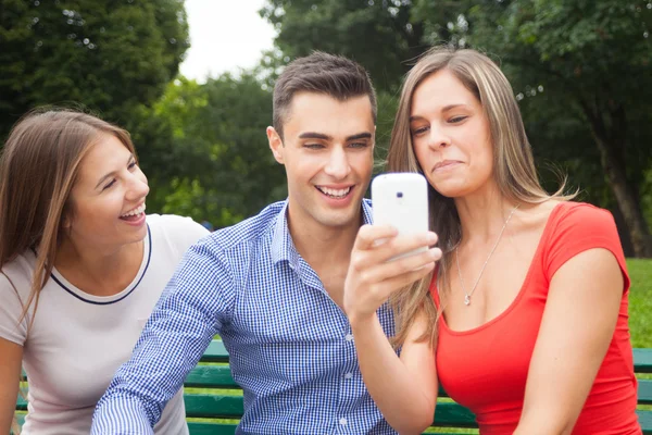 Friends having fun together — Stock Photo, Image