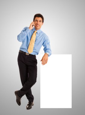 işadamı gösteren Pano