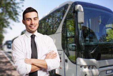 Bus driver portrait
