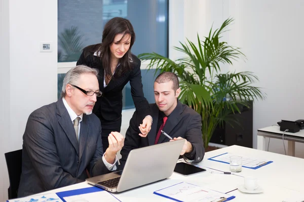 Empresários no trabalho — Fotografia de Stock