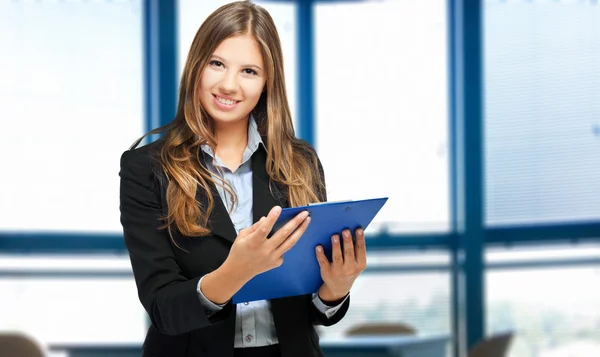 Businesswoman in office — Stock Photo, Image