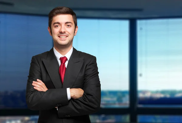 Businessman in modern office — Stock Photo, Image