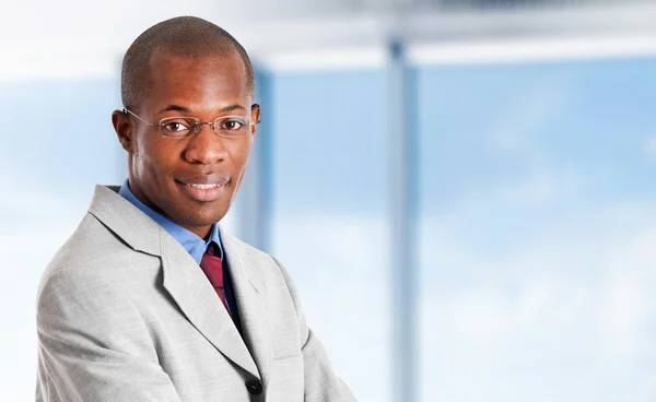 Handsome black businessman — Stock Photo, Image