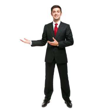 sizi karşılayan iş adamı