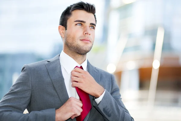 Guapo joven hombre de negocios —  Fotos de Stock