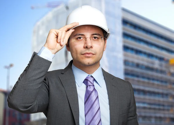 Architect op het werk — Stockfoto