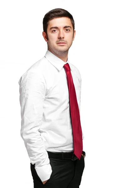 Businessman full length portrait — Stock Photo, Image