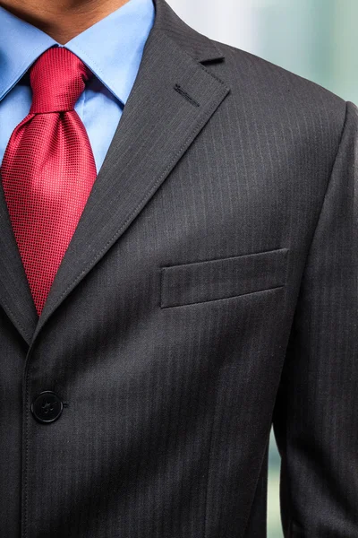 Fato de homem de negócios e gravata — Fotografia de Stock