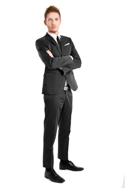 Businessman full length portrait — Stock Photo, Image