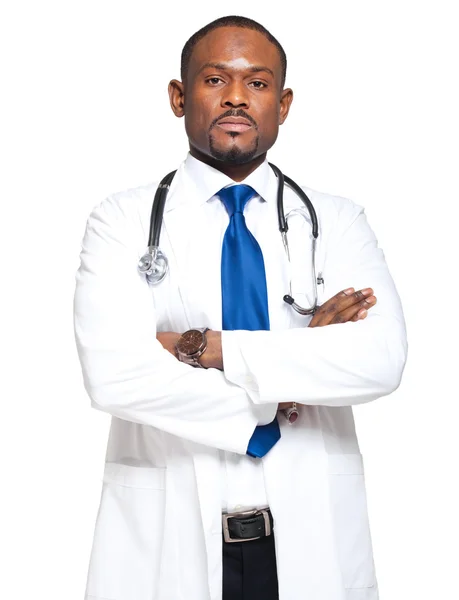 Портрет африканского врача — стоковое фото